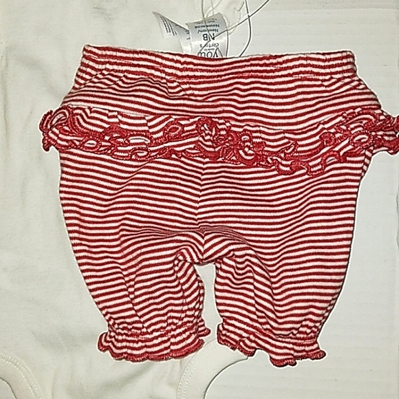 ☆NWT☆Sweet 🍓 Strawberry NB Carter's Girl 3 Piece Fireworks Short Set☆Adorable - Picture 9 of 11